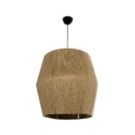 GLOBOSTAR® CONE 205-0058 Boho Κρεμαστό Φωτιστικό Οροφής με Ντουί 1 x E27 AC 220-240V IP20 - Μπεζ - M55 x Π55 x Υ50cm - Image 3