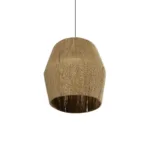GLOBOSTAR® CONE 205-0058 Boho Κρεμαστό Φωτιστικό Οροφής με Ντουί 1 x E27 AC 220-240V IP20 - Μπεζ - M55 x Π55 x Υ50cm - Image 5