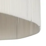 GLOBOSTAR® TAG 205-0060 Boho Κρεμαστό Φωτιστικό Οροφής με Ντουί 1 x E27 AC 220-240V IP20 - Μπεζ & Καφέ - M60 x Π60 x 35cm - Image 5