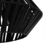 GLOBOSTAR® NUI 205-0061 Boho Κρεμαστό Φωτιστικό Οροφής με Ντουί 1 x E27 AC 220-240V IP20 - Μαύρο - M36 x Π36 x Υ27cm - Image 7