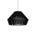 GLOBOSTAR® NUI 205-0062 Boho Κρεμαστό Φωτιστικό Οροφής με Ντουί 1 x E27 AC 220-240V IP20 - Μαύρο - M60 x Π60 x Υ41cm - Image 4