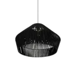 GLOBOSTAR® NUI 205-0062 Boho Κρεμαστό Φωτιστικό Οροφής με Ντουί 1 x E27 AC 220-240V IP20 - Μαύρο - M60 x Π60 x Υ41cm - Image 5