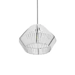 GLOBOSTAR® NUI 205-0063 Boho Κρεμαστό Φωτιστικό Οροφής με Ντουί 1 x E27 AC 220-240V IP20 - Λευκό - M36 x Π36 x Υ27cm - Image 5