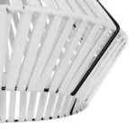 GLOBOSTAR® NUI 205-0063 Boho Κρεμαστό Φωτιστικό Οροφής με Ντουί 1 x E27 AC 220-240V IP20 - Λευκό - M36 x Π36 x Υ27cm - Image 7