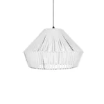 GLOBOSTAR® NUI 205-0064 Boho Κρεμαστό Φωτιστικό Οροφής με Ντουί 1 x E27 AC 220-240V IP20 - Λευκό - M60 x Π60 x Υ41cm - Image 4