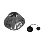 GLOBOSTAR® NUI 205-0065 Boho Κρεμαστό Φωτιστικό Οροφής με Ντουί 1 x E27 AC 220-240V IP20 - Γκρι - M36 x Π36 x Υ27cm - Image 11