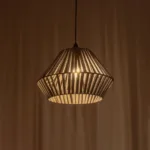 GLOBOSTAR® NUI 205-0065 Boho Κρεμαστό Φωτιστικό Οροφής με Ντουί 1 x E27 AC 220-240V IP20 - Γκρι - M36 x Π36 x Υ27cm - Image 2