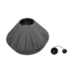 GLOBOSTAR® NUI 205-0066 Boho Κρεμαστό Φωτιστικό Οροφής με Ντουί 1 x E27 AC 220-240V IP20 - Γκρι - M60 x Π60 x Υ41cm - Image 11
