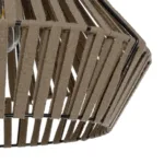 GLOBOSTAR® NUI 205-0067 Boho Κρεμαστό Φωτιστικό Οροφής με Ντουί 1 x E27 AC 220-240V IP20 - Μπεζ - M36 x Π36 x Υ27cm - Image 7