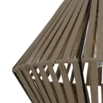 GLOBOSTAR® NUI 205-0067 Boho Κρεμαστό Φωτιστικό Οροφής με Ντουί 1 x E27 AC 220-240V IP20 - Μπεζ - M36 x Π36 x Υ27cm - Image 8