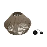 GLOBOSTAR® NUI 205-0068 Boho Κρεμαστό Φωτιστικό Οροφής με Ντουί 1 x E27 AC 220-240V IP20 - Μπεζ - M60 x Π60 x Υ41cm - Image 11