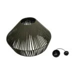 GLOBOSTAR® NUI 205-0070 Boho Κρεμαστό Φωτιστικό Οροφής με Ντουί 1 x E27 AC 220-240V IP20 - Πρασίνο - M60 x Π60 x Υ41cm - Image 11