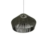 GLOBOSTAR® NUI 205-0070 Boho Κρεμαστό Φωτιστικό Οροφής με Ντουί 1 x E27 AC 220-240V IP20 - Πρασίνο - M60 x Π60 x Υ41cm - Image 5