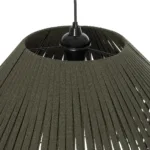 GLOBOSTAR® NUI 205-0070 Boho Κρεμαστό Φωτιστικό Οροφής με Ντουί 1 x E27 AC 220-240V IP20 - Πρασίνο - M60 x Π60 x Υ41cm - Image 9