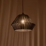 GLOBOSTAR® NUI 205-0071 Boho Κρεμαστό Φωτιστικό Οροφής με Ντουί 1 x E27 AC 220-240V IP20 - Μπλε - M36 x Π36 x Υ27cm - Image 2