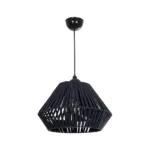 GLOBOSTAR® NUI 205-0071 Boho Κρεμαστό Φωτιστικό Οροφής με Ντουί 1 x E27 AC 220-240V IP20 - Μπλε - M36 x Π36 x Υ27cm - Image 3