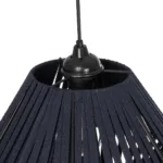 GLOBOSTAR® NUI 205-0071 Boho Κρεμαστό Φωτιστικό Οροφής με Ντουί 1 x E27 AC 220-240V IP20 - Μπλε - M36 x Π36 x Υ27cm - Image 9