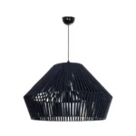 GLOBOSTAR® NUI 205-0072 Boho Κρεμαστό Φωτιστικό Οροφής με Ντουί 1 x E27 AC 220-240V IP20 - Μπλε - M60 x Π60 x Υ41cm - Image 3