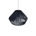 GLOBOSTAR® NUI 205-0072 Boho Κρεμαστό Φωτιστικό Οροφής με Ντουί 1 x E27 AC 220-240V IP20 - Μπλε - M60 x Π60 x Υ41cm - Image 5