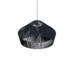 GLOBOSTAR® NUI 205-0072 Boho Κρεμαστό Φωτιστικό Οροφής με Ντουί 1 x E27 AC 220-240V IP20 - Μπλε - M60 x Π60 x Υ41cm - Image 6