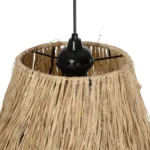GLOBOSTAR® HERBE 205-0073 Boho Κρεμαστό Φωτιστικό Οροφής με Ντουί 1 x E27 AC 220-240V IP20 - Μπεζ - M30 x Π30 x Υ40cm - Image 10