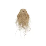 GLOBOSTAR® HERBE 205-0073 Boho Κρεμαστό Φωτιστικό Οροφής με Ντουί 1 x E27 AC 220-240V IP20 - Μπεζ - M30 x Π30 x Υ40cm - Image 5