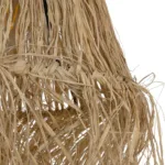 GLOBOSTAR® HERBE 205-0073 Boho Κρεμαστό Φωτιστικό Οροφής με Ντουί 1 x E27 AC 220-240V IP20 - Μπεζ - M30 x Π30 x Υ40cm - Image 8