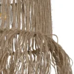 GLOBOSTAR® REGEN 205-0074 Boho Κρεμαστό Φωτιστικό Οροφής με Ντουί 1 x E27 AC 220-240V IP20 - Μπεζ - M30 x Π30 x Υ40cm - Image 8