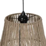 GLOBOSTAR® ROKA 205-0075 Boho Κρεμαστό Φωτιστικό Οροφής με Ντουί 1 x E27 AC 220-240V IP20 - Μπεζ - M30 x Π30 x Υ45cm - Image 10