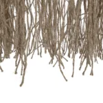 GLOBOSTAR® ROKA 205-0075 Boho Κρεμαστό Φωτιστικό Οροφής με Ντουί 1 x E27 AC 220-240V IP20 - Μπεζ - M30 x Π30 x Υ45cm - Image 7