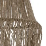 GLOBOSTAR® ROKA 205-0075 Boho Κρεμαστό Φωτιστικό Οροφής με Ντουί 1 x E27 AC 220-240V IP20 - Μπεζ - M30 x Π30 x Υ45cm - Image 8