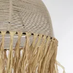 GLOBOSTAR® PLUVIA 205-0081 Boho Κρεμαστό Φωτιστικό Οροφής με Ντουί 1 x E27 AC 220-240V IP20 - Μπεζ - M40 x Π40 x Υ70cm - Image 8