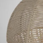 GLOBOSTAR® PLUVIA 205-0081 Boho Κρεμαστό Φωτιστικό Οροφής με Ντουί 1 x E27 AC 220-240V IP20 - Μπεζ - M40 x Π40 x Υ70cm - Image 9