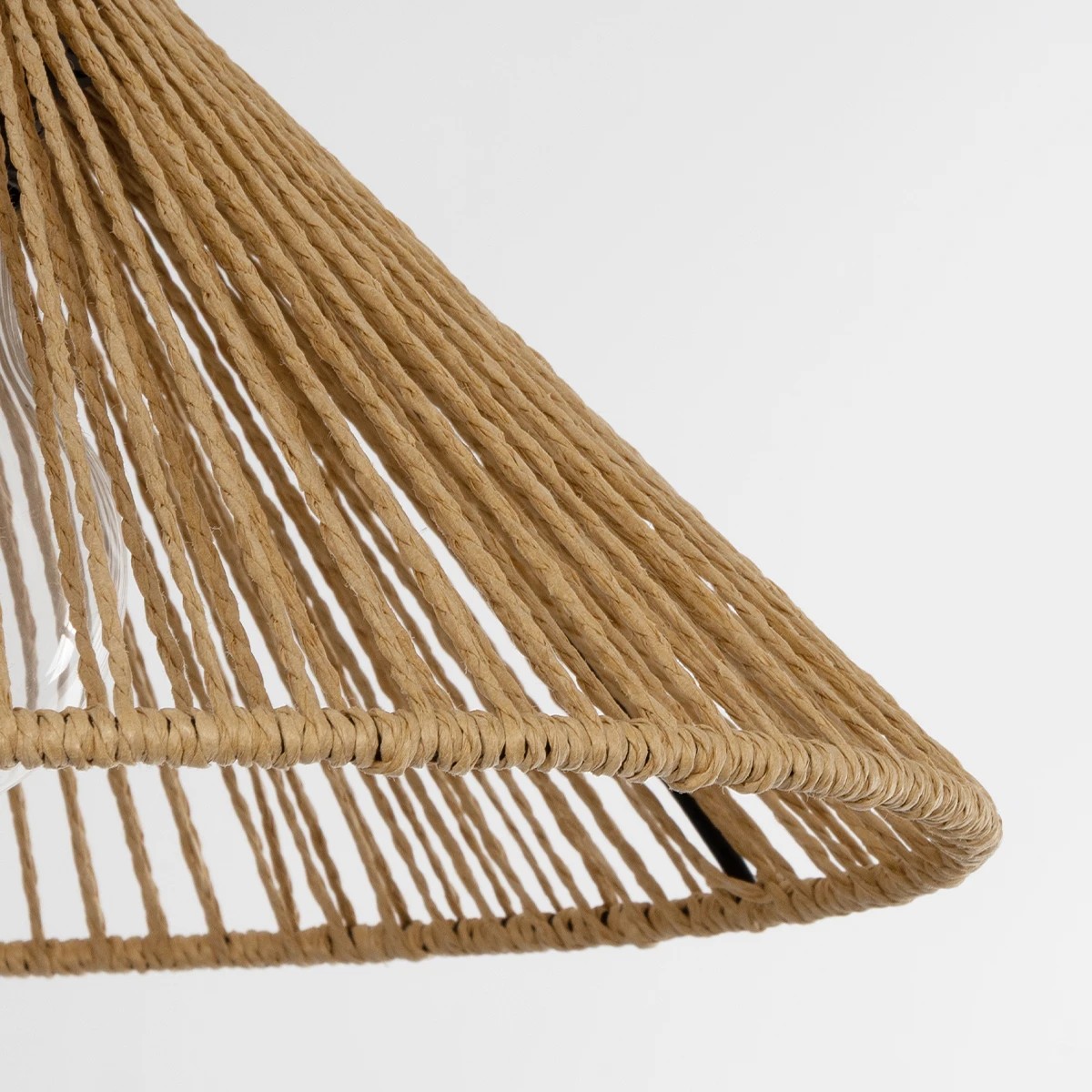 GLOBOSTAR® FUNIS 205-0084 Boho Κρεμαστό Φωτιστικό Οροφής με Ντουί 1 x E27 AC 220-240V IP20 - Μπεζ - M25 x Π25 x Υ16cm - Image 7