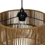 GLOBOSTAR® SAFA 205-0085 Boho Κρεμαστό Φωτιστικό Οροφής με Ντουί 1 x E27 AC 220-240V IP20 - Μπεζ - M30 x Π30 x Υ26cm - Image 9