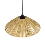 GLOBOSTAR® CHAPEAU 205-0086 Boho Κρεμαστό Φωτιστικό Οροφής με Ντουί 1 x E27 AC 220-240V IP20 - Μπεζ - M41 x Π41 x Υ17cm - Image 6