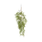GloboStar® Artificial Garden HANGING FERN 20620 Τεχνητό Διακοσμητικό Κρεμαστό Φυτό Φτέρης Μ32 x Π14 x Υ96cm