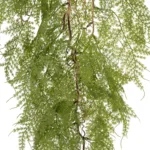 GloboStar® Artificial Garden HANGING FERN 20620 Τεχνητό Διακοσμητικό Κρεμαστό Φυτό Φτέρης Μ32 x Π14 x Υ96cm - Image 2