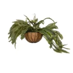 GloboStar® Artificial Garden FERN HANGING PLANT 20622 Τεχνητό Κρεμαστό Διακοσμητικό Φυτό Φτέρης Π90 x Μ90 x Y70cm - Image 3