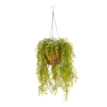 GloboStar® Artificial Garden GOLDEN BELL WILLOW HANGING PLANT 20626 Τεχνητό Κρεμαστό Διακοσμητικό Φυτό Κίτρινη Ιτιά Μ40 x Π40 x Y60cm - Image 2