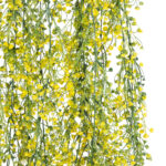 GloboStar® Artificial Garden GOLDEN BELL WILLOW 4 HANGING PLANT 20632 Κρεμαστό Τεχνητό Διακοσμητικό Φυτό Ιτίας  Y110cm - Image 3