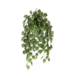 GloboStar® Artificial Garden MONSTERA HANGING PLANT 20633 Τεχνητό Κρεμαστό Διακοσμητικό Φυτό Φτέρης Π40 x Μ40 x Y88cm