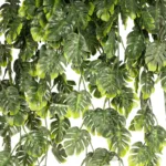 GloboStar® Artificial Garden MONSTERA HANGING PLANT 20633 Τεχνητό Κρεμαστό Διακοσμητικό Φυτό Φτέρης Π40 x Μ40 x Y88cm - Image 3