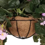 GloboStar® Artificial Garden BEGONIA HANGING PLANT 20639 Τεχνητό Κρεμαστό Διακοσμητικό Φυτό Βιγόνια Π75 x Μ75 x Y80cm - Image 5