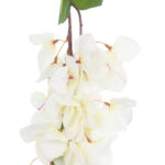 GloboStar® Artificial Garden BOUGAUVILLEA BRANCH 20659 Τεχνητό Διακοσμητικό Κλαδί Μπουκανβίλιας Λευκή Y80cm - Image 2