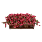 GloboStar® Artificial Garden BOUGANVILLEA PLANT 20666 Τεχνητό Διακοσμητικό Φυτό Μπουκανβίλια Π145 x Μ70 x Y57cm - Image 3