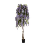 GloboStar® Artificial Garden WISTERIA PURPLE 20682 Τεχνητό Διακοσμητικό Δέντρο Μωβ Βιστερία Μ60 x Π60 x Υ180cm
