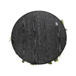 GloboStar® Artificial Garden VARIOUS PLANTS ROUND WALL DISC 20690 Τεχνητό Διακοσμητικό Στρογγυλό Πάνελ Φυλλωσιάς - Κάθετος Κήπος Μιξ Μ80 x Π80 x Υ20cm - Image 7