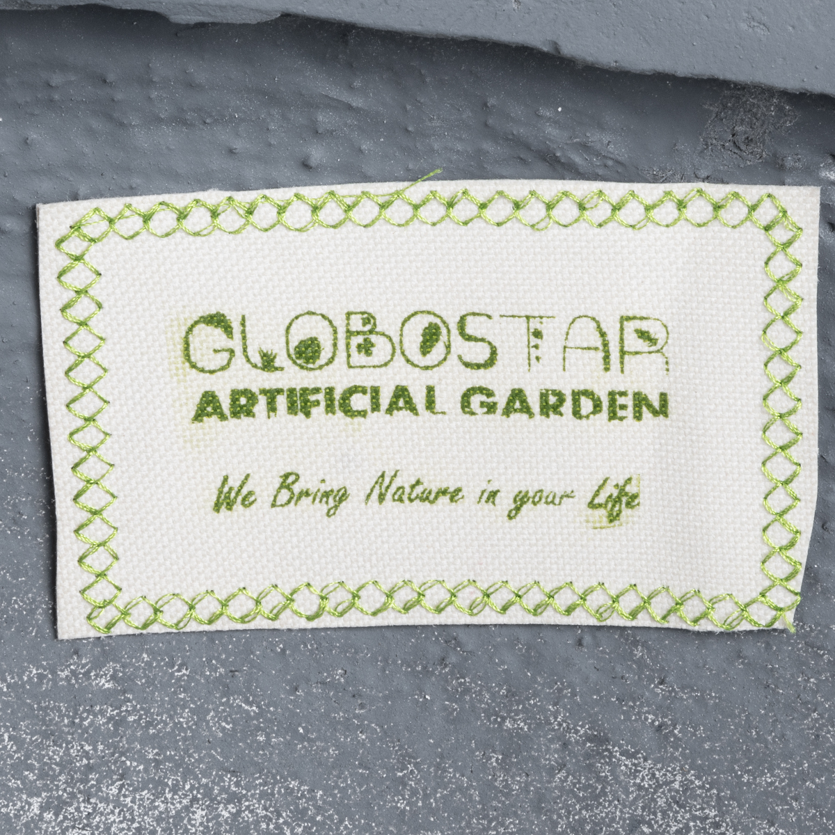 GloboStar® Artificial Garden BALTIMORE 20696 Διακοσμητικό Πολυεστερικό Τσιμεντένιο Κασπώ Γλάστρα - Flower Pot Γκρι Φ43 x Υ23cm - Image 8