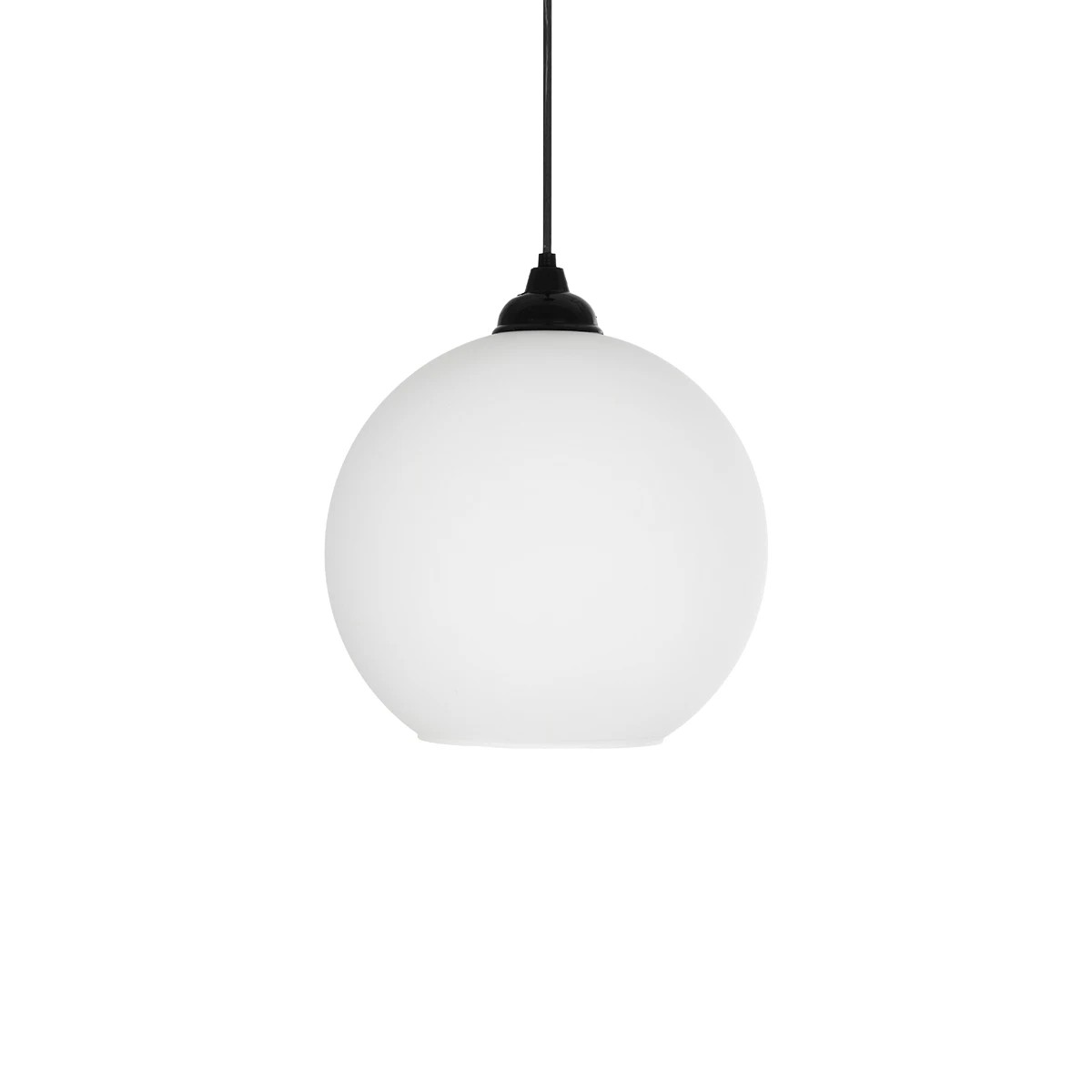 GLOBOSTAR® GABIA 206-0001 Μοντέρνο Κρεμαστό Φωτιστικό Οροφής με Ντουί 1 x E27 AC 220-240V IP20 - Λευκό - Μ25 x Π25 x Υ26cm - Image 4